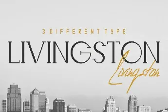 Livingston Trio font