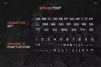 Spexes font