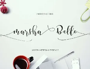 Marsha Belle Script font