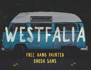 Westfalia Free font