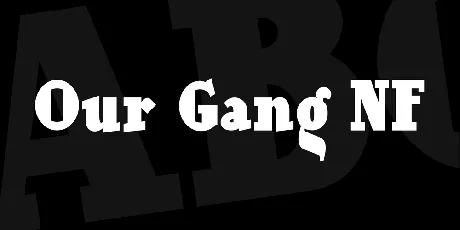 Our Gang NF font