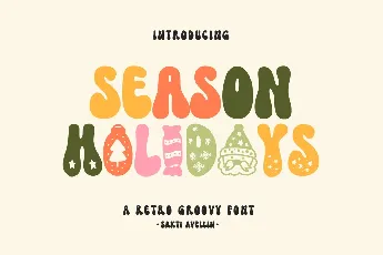 Season Holidays font