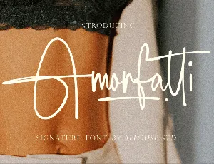 Amorfatti font