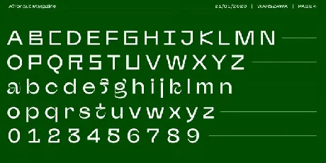 Afronaut font