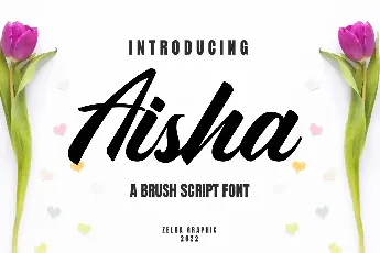 Aisha font