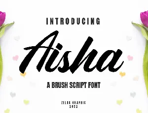 Aisha font