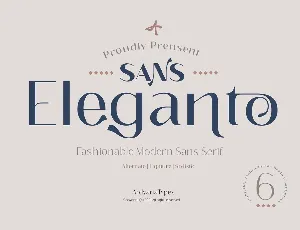 Eleganto font