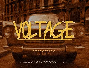 Voltage font