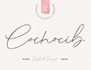 Cochocib Script font