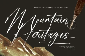 Mountain Heritages font