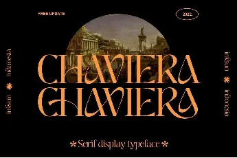 Chaviera font