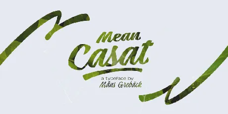 Mean Casat PERSONAL USE font