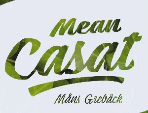 Mean Casat PERSONAL USE font