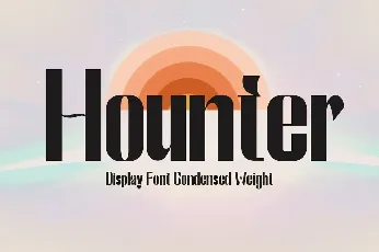 Hounter font