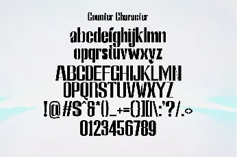 Hounter font