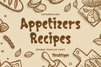 Appetizers R Demo font