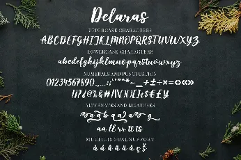 Delaras font