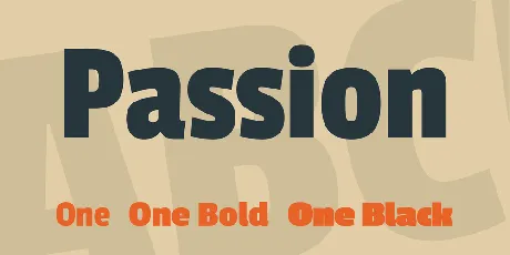 Passion font