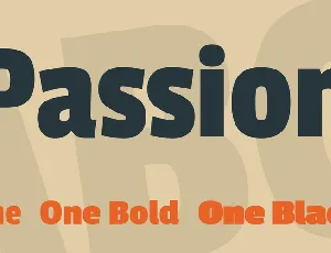 Passion font