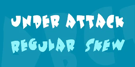 Under attack font