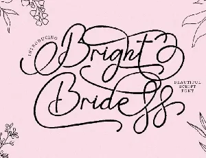 Bright Bride font