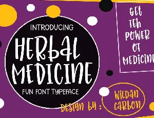 Herbal Medicine font