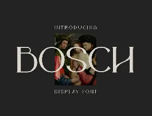 Bosch font