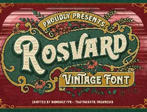 Rosvard font