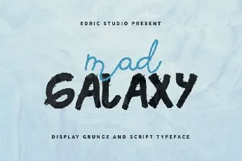 Mad Galaxy Script Duo font