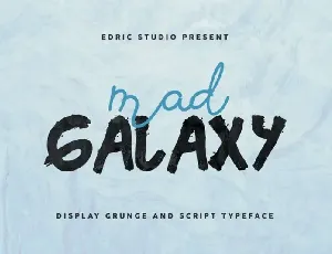 Mad Galaxy Script Duo font