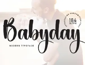 Babyday Script font