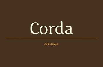 Corda font