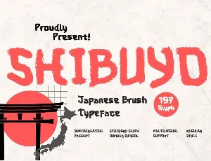 Shibuyo font