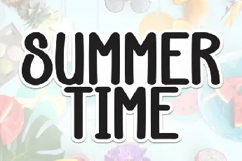 Summer Time Display font