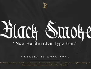 Black Smoke font