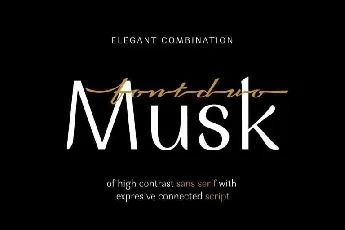 Musk Duo font