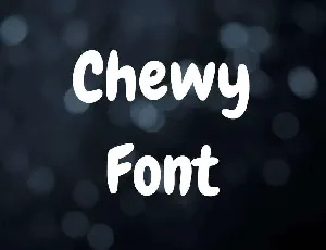 Chewy font