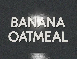 Banana Oatmeal font