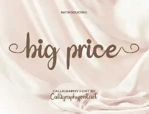 Big Price Demo font