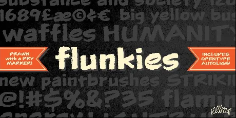 Flunkies BB font