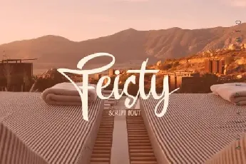 Feisty Script font