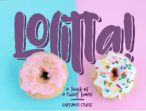 Lolitta Fun Display font