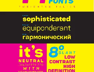 Neutral Grotesk Family font