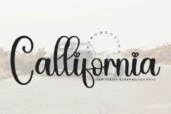 Callifornia Script font