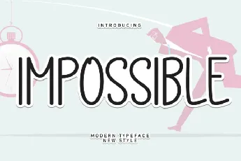 Impossible Display font