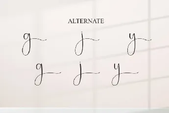 Family Signature Script font