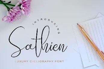 Sathien Luxurious Script font