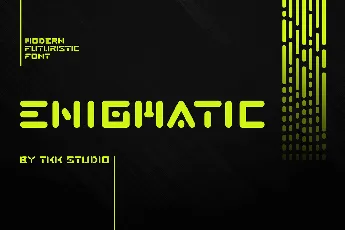 Enigmatic DEMO font