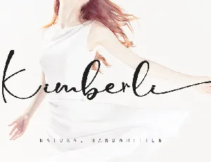 Kimberli - Personal Use font