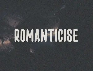 Romanticise font